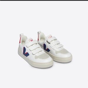 Veja white velcro sneakers 12.5C